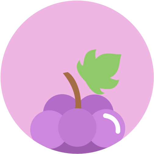 512 X 512 - Grape Icon Png (512x512)