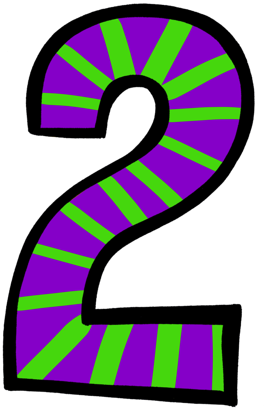 Number 2 Clipart - Number 2 Clipart (1051x1399)