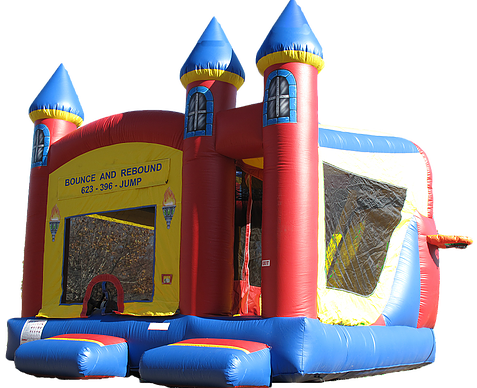Big Inflatable Bounce House Combo Bouncer - Inflatable Castle (477x388)