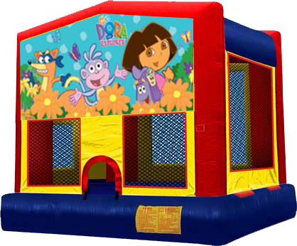 Dora The Explorer Jumping Castle - Bounce House (418x346)