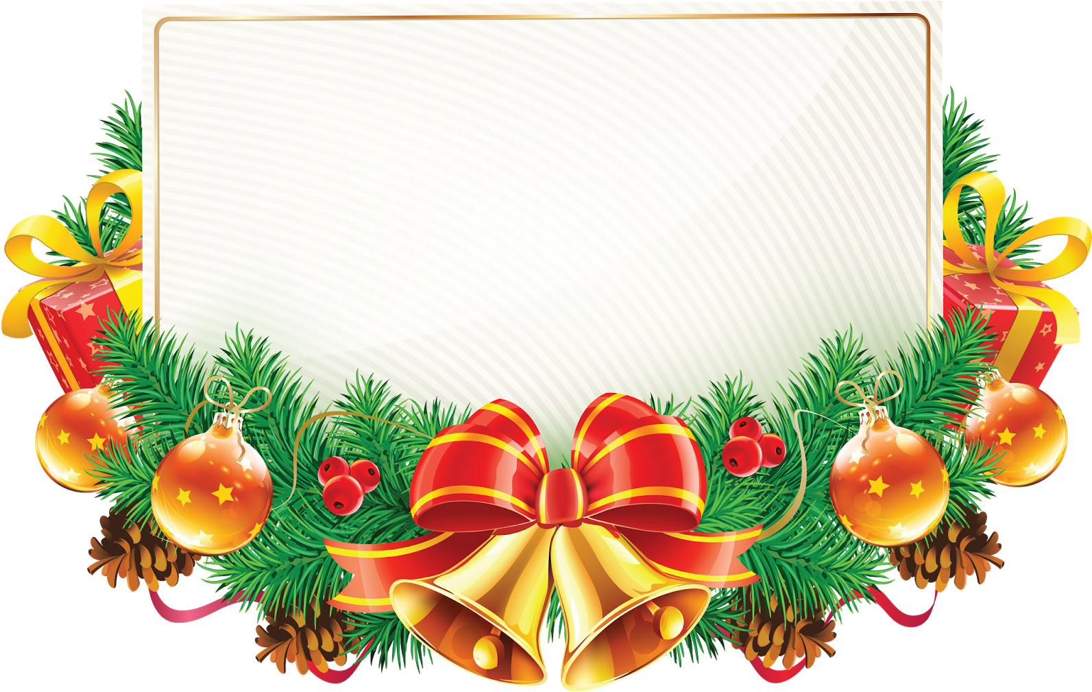 Fondos De Navidad - Guirnaldas De Navidad Png (1600x1011)
