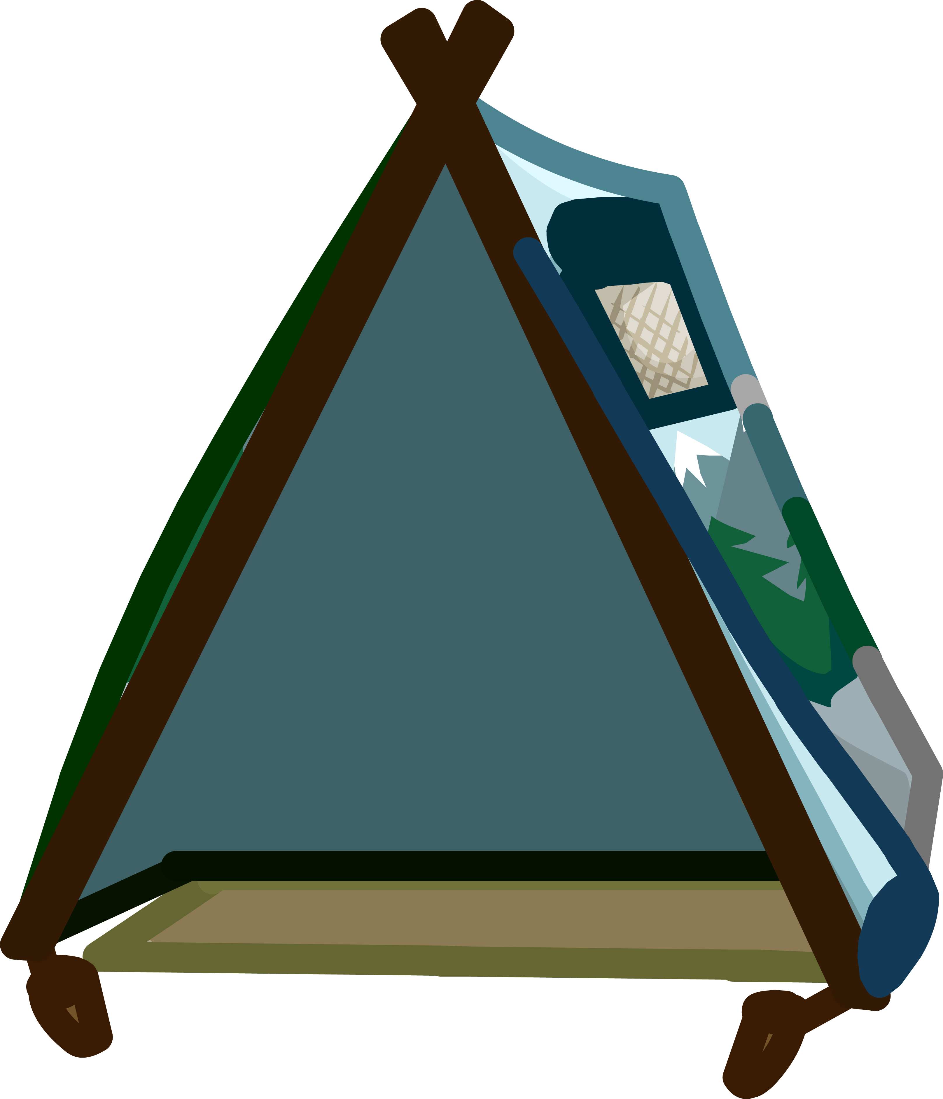 Winter Tent - Icon (3233x3769)
