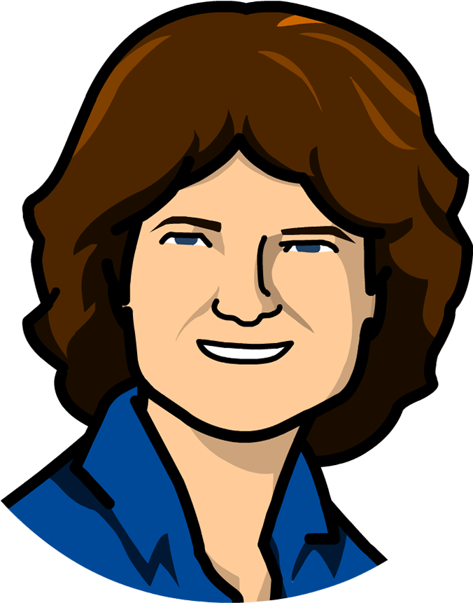 Time Zone X - Sally Ride Clipart (880x880)