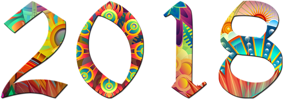 2018 Happy New Year Png Photo Png Mart - 2018 Happy New Year Png (960x449)