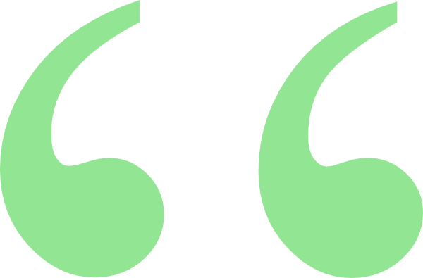 Quote Clipart Quotation Mark - Green Quotation Mark Transparent Background (600x395)