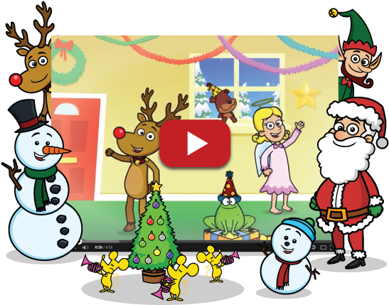 Here's To Hoping You And Your Family Have A Very Merry - Cartoon (555x445)