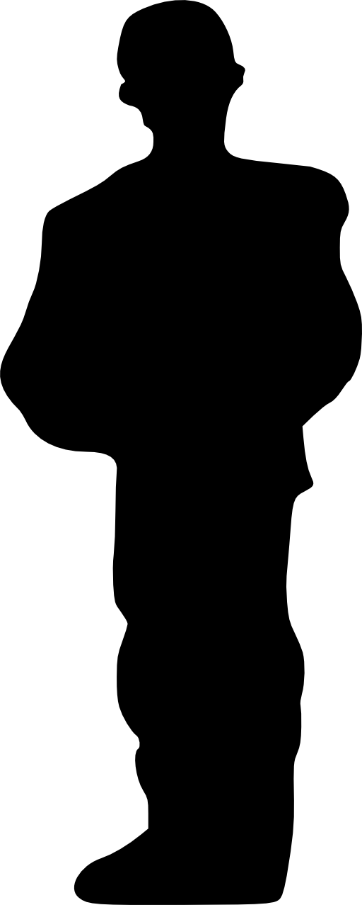 Nativity Silhouette Clip Art Transparent - Boy Silhouette Transparent Background (530x750)