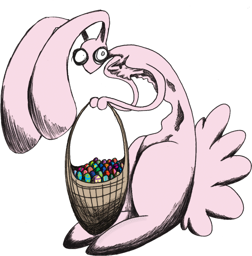 The Easter Bunny By Tifa The Strange - Easter (1024x986)
