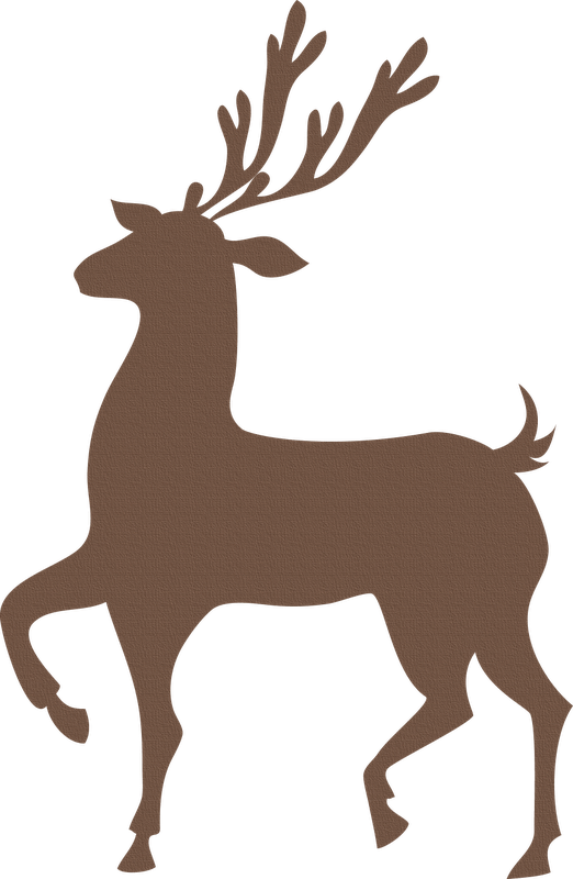 007 - Red Reindeer Shower Curtain (522x800)