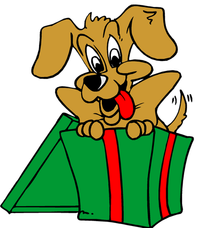 Funny Santa Christmas Image Reindeer Free Public Domain - Christmas Clip Art (400x460)
