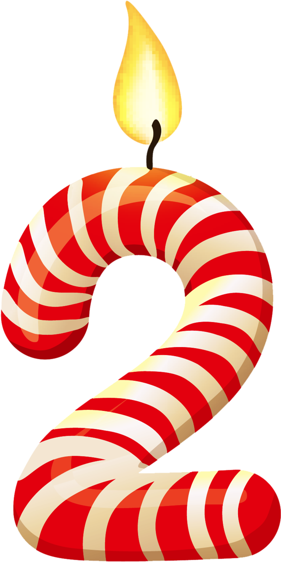 B *✿*2 - Bougie Anniversaire 2 Png (668x1280)