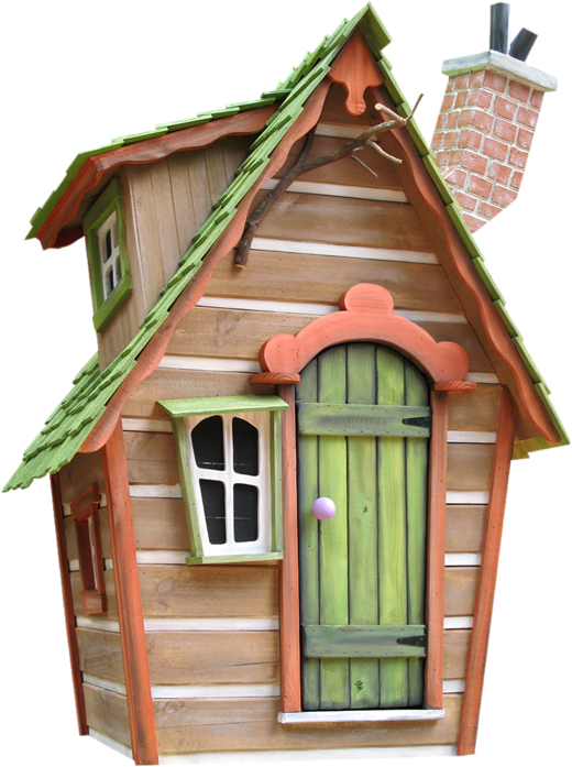 卡通 小 木屋 (606x800)