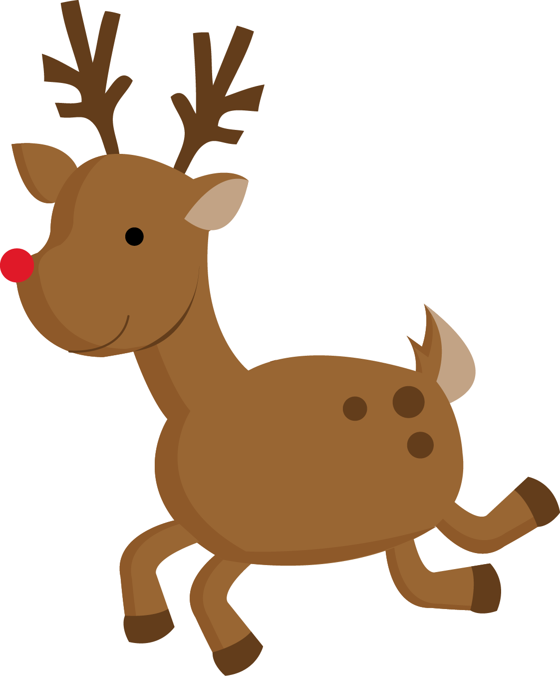 Count With Rudolph - Cartoon (1122x1353)