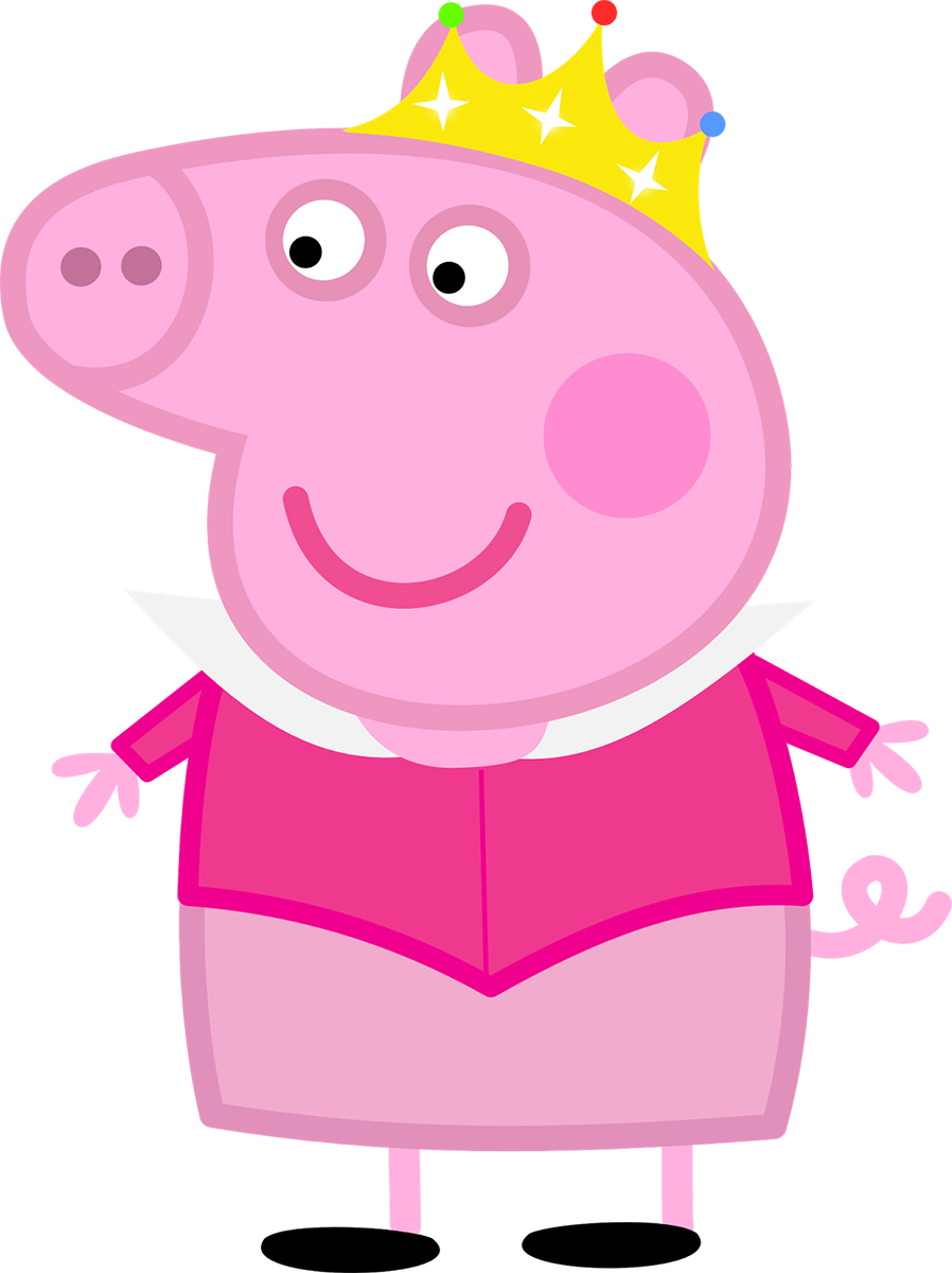 Peppa Pig Princesa - Imagem Da Peppa Pig (898x1200)
