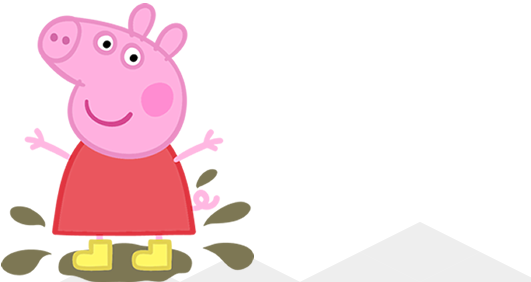 Porquinha Peppa, Que Vive Com Seus Pais - Peppa Pig Muddy Puddles (531x282)