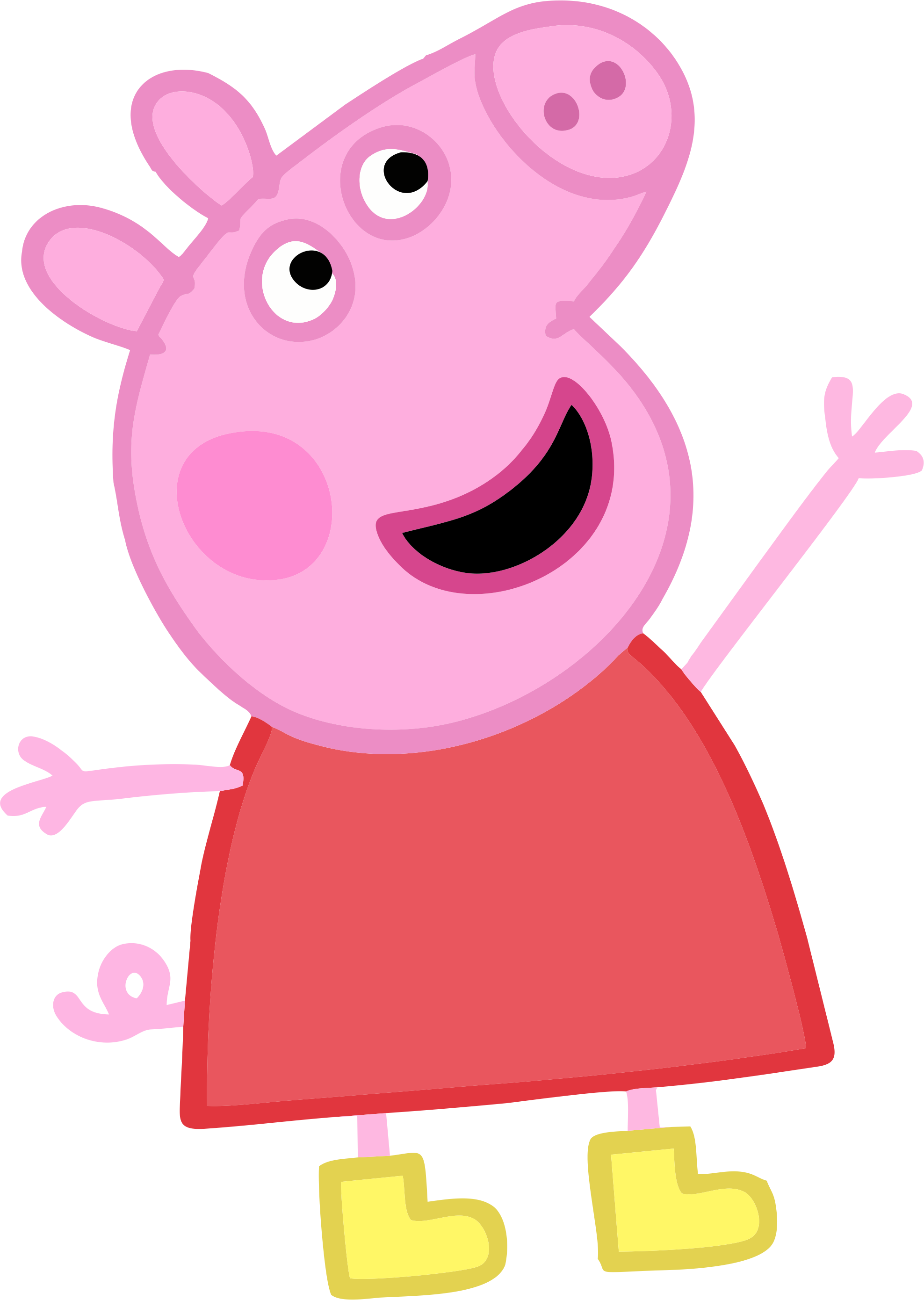 Imágenes De La Peppa Pig Con Fondo Transparente, Descarga - Peppa Pig Png (1976x2780)