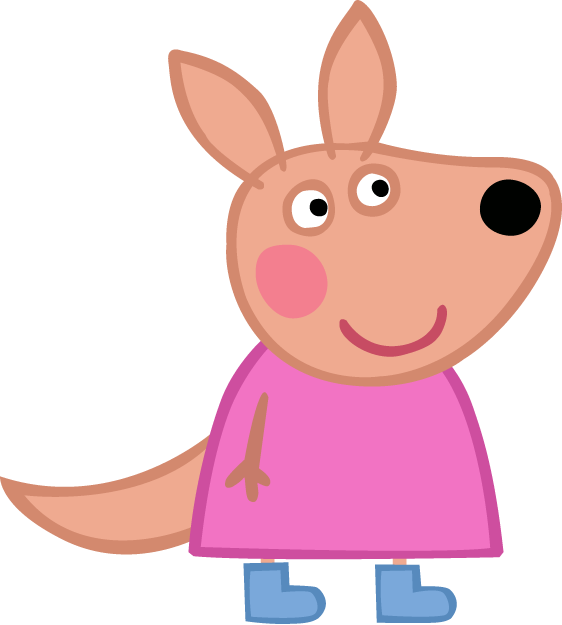 All - Peppa Pig Characters Png (562x625)