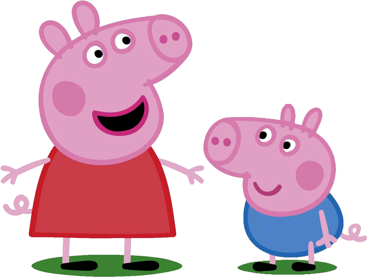 Daddy Pig Mummy Pig George Pig - George From Peppa Pig (1407x1204)