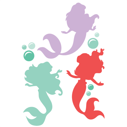 Mermaid Svg Scrapbook Cut File Cute Clipart Files For - Scalable Vector Graphics (432x432)
