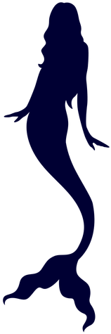 Mermaid Aquatic Creature Silhouette - Silhuetas Sereia Png (512x512)