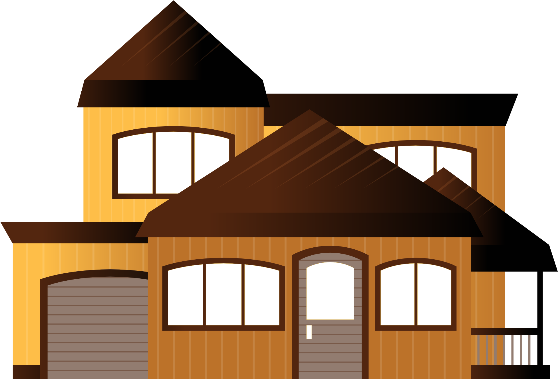 Casas & Transportes - Home Building Vector Png Hd (1969x1969)