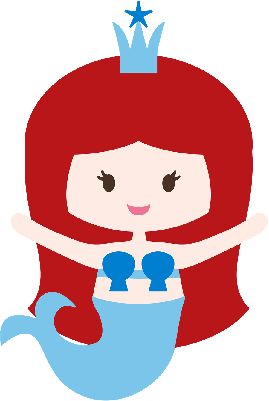 Clip Art - Mermaid (900x1338)
