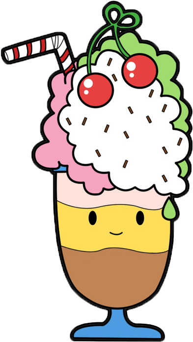 Cute Food Material - Frases Para Heladerias (600x787)