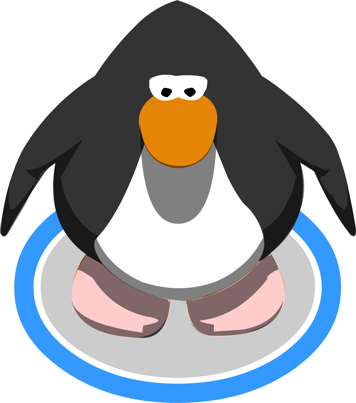 Village Jester Shoes In-game - Club Penguin 3d Penguin (1482x1677)