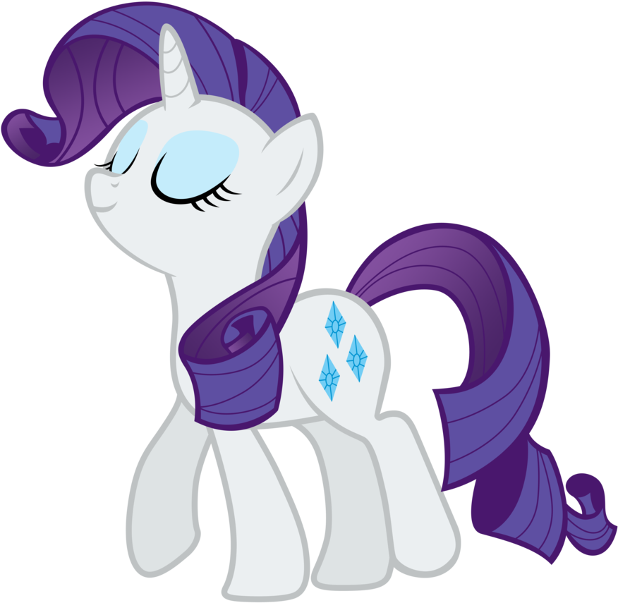 Rarity Walks Toward The Village By Tardifice - Rarity My Little Pony Friendship Is Magic Cute Art (906x881)