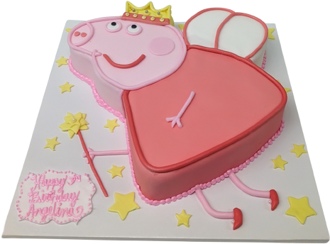 Peppa Pig Cake - Peppa Pig (500x500)