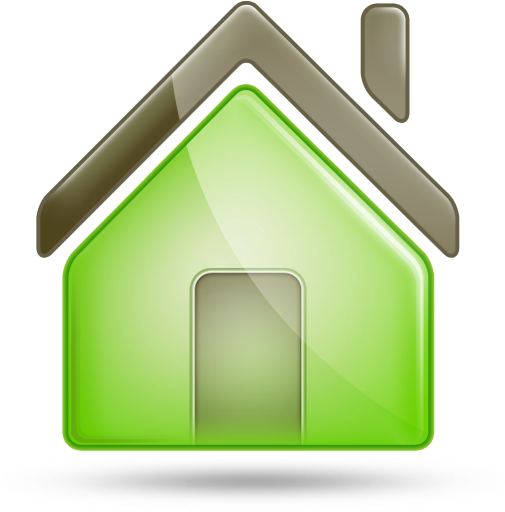 Download Png Image Report - Green Home Icons For Website (512x512)