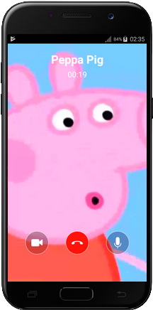 Pepa Pig Video Call * Omg She Taught Me To Whistle - Android (320x435)