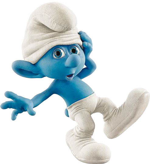 Clumsy Smurf - Clumsy Smurf (493x538)