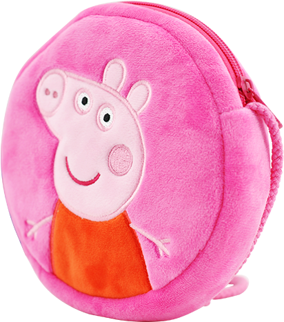 Pig Peggy Baby Round Purse Small Bag Backpack Peppa - Peppa Pig (800x800)