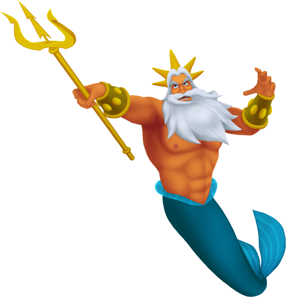 Mermaid - King Triton Little Mermaid (945x979)