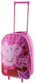 Peppa Pig Patchwork Wheeled Bag - Baggage (457x267)