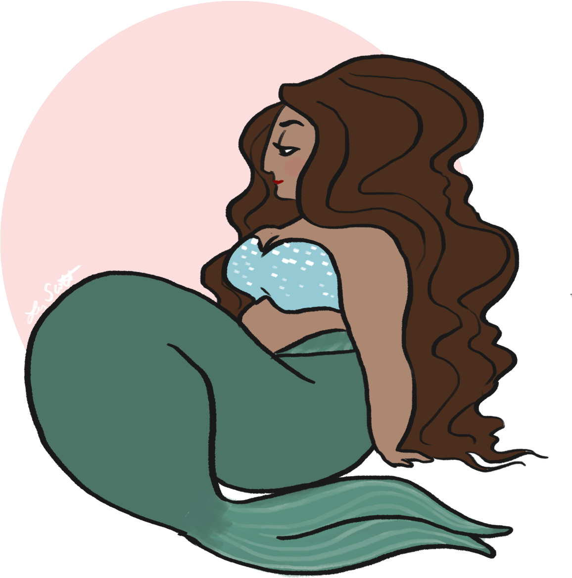 Chubby Mermaid Your Beauty Standards - Mermaid (1280x1280)