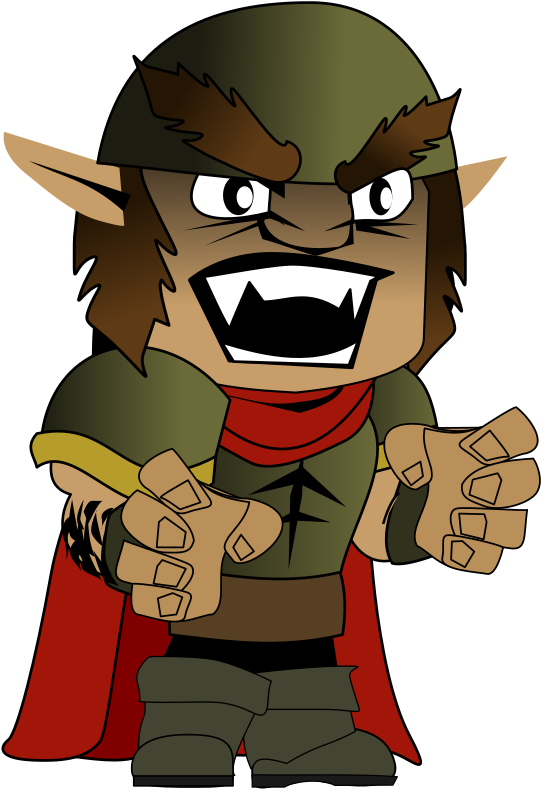 Merman Chibi Png Images - Orcs Clipart (1827x2400)