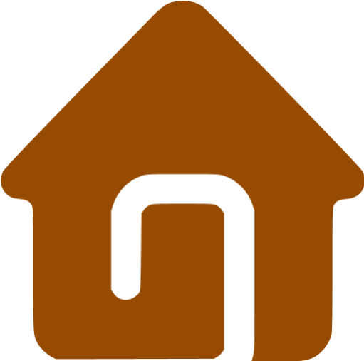 Home Icon Brown Png (512x512)