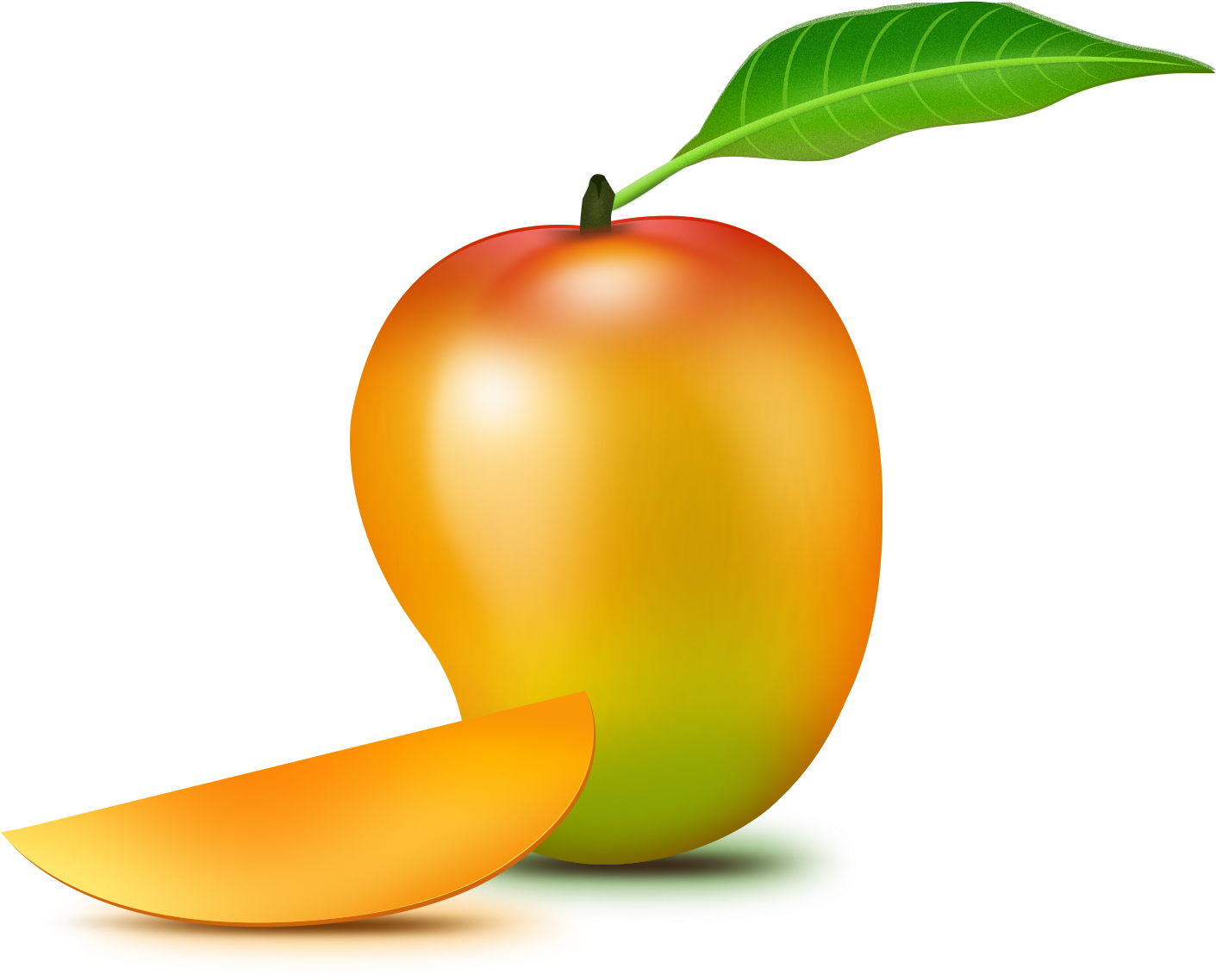 Mango Clipart Apple - Mango Clipart (1500x1500)