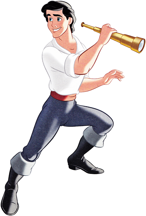 Clipart Prince Eric Little Mermaid - Prince Eric Little Mermaid Png (600x895)