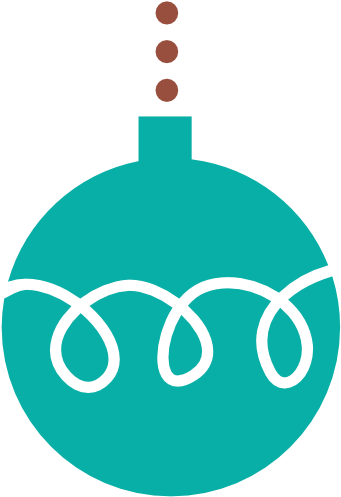 Christmas Ball Icon - Christmas Icon Png Flat (512x512)