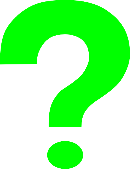 Green Question Mark Clip Art At Clker Com Vector Clip - Green Question Mark Clipart (456x593)