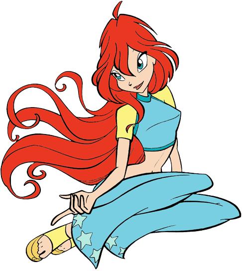 The Following Images Were Colored And Clipped By Cartoon - Winx Club Bloom Quotes (486x544)