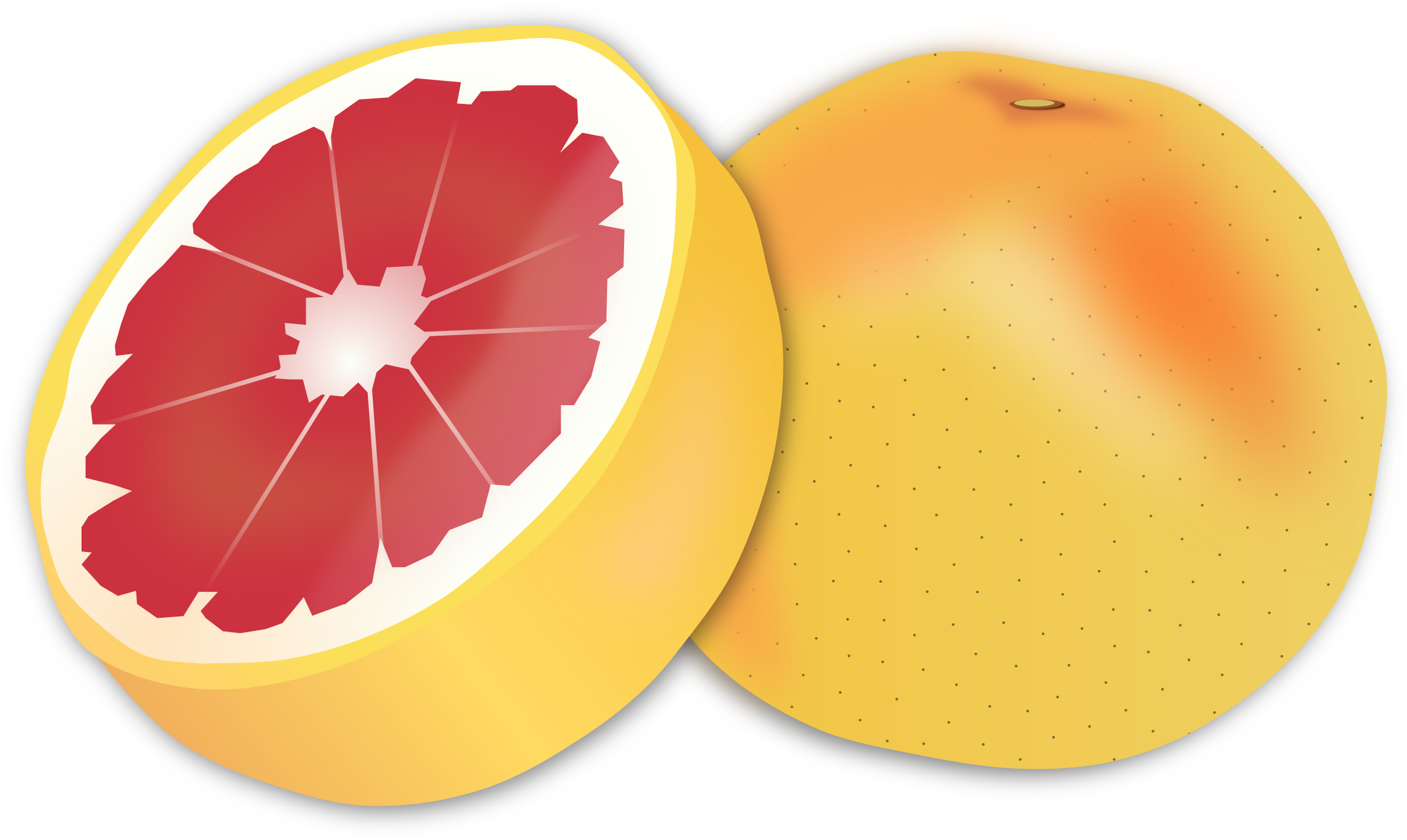 Mango Cliparts 29, Buy Clip Art - Custom Grapefruit Shower Curtain (2400x1524)