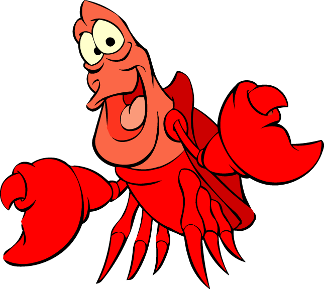 These Are Perfect For Invitations, Decorations, Party - Sebastian Little Mermaid (645x576)