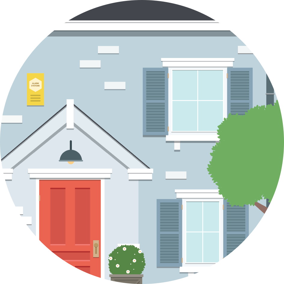 Detached House - Terraced House In Uk Icons (946x946)