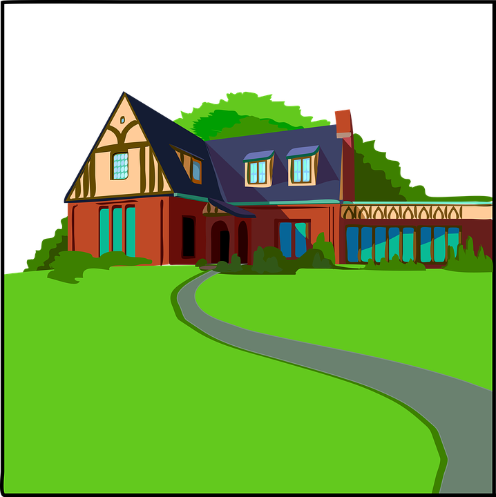 Road Clipart House - Haunted Attractions Journal For Kids (718x720)