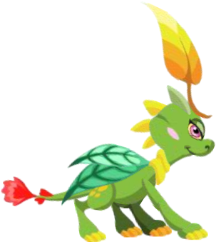 Nature Dragon 2b - Dragon City Nature Dragon (344x350)