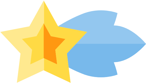 Shooting Star, Weather, Nature, Universe, Astronomy, - Shooting Star Illustration Png (512x512)